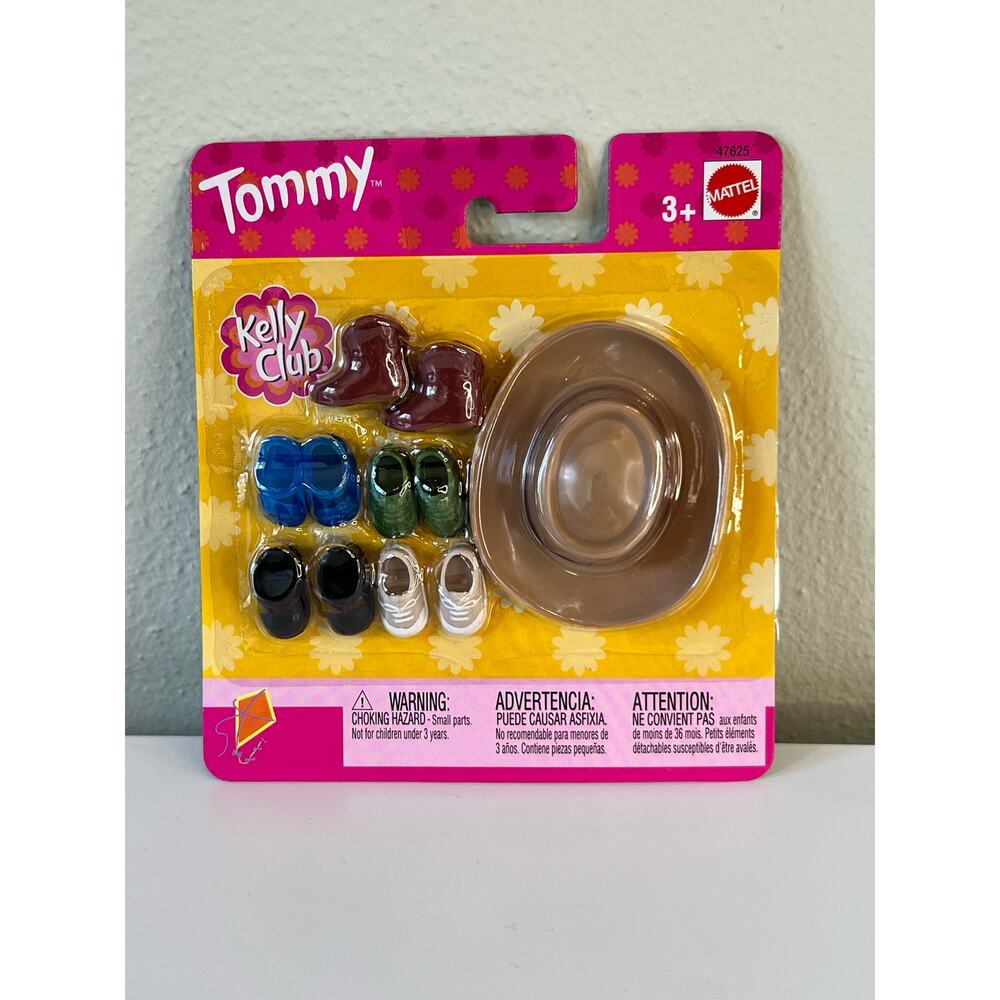Barbie Kelly Club Tommy Shoes & Hat Accessory 2002